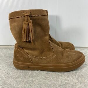 Crocs Lodgepoint Brown Suede Bootie Womens‎ 6